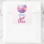 Laatste Disco Meidenavond Sticker (Tas)