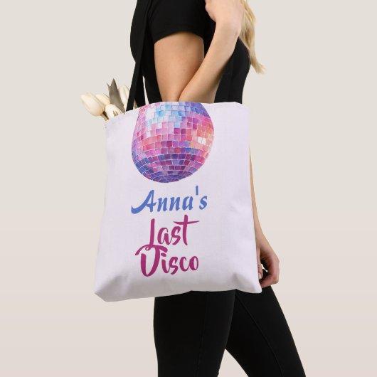 Laatste Disco Meisjes Avond | Boodschappentas Tote Bag (Dichtbij)