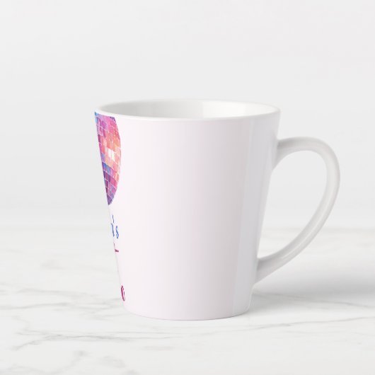 Laatste Disco Meisjesuitje | Latte Mok (Rechts)