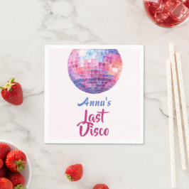 Laatste Disco Meisjesuitje | Papieren servetten