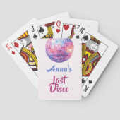Laatste Disco Meisjesuitje | Pokerkaarten (Achterkant)
