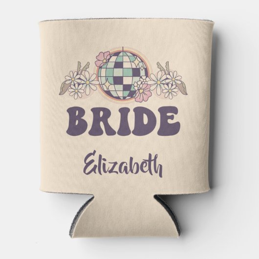 Laatste Disco Retro Bachelorette Blikjeskoeler (Voorkant)