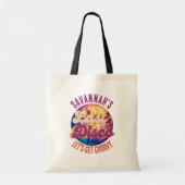 Laatste Disco Retro Bachelorette Bridesmaids Tote Bag (Voorkant)