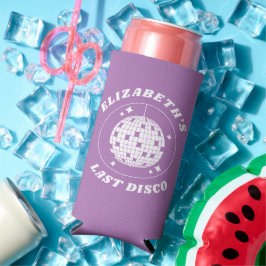 Laatste Disco Retro Bachelorette Disco Ball Seltzer Blikjeskoeler