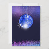 Laatste Disco Retro Bachelorette Kaart (Achterkant)