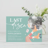 Laatste Disco Retro Bachelorette Party Route Kaart (Staand voorkant)