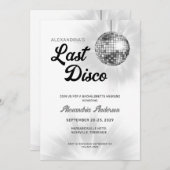 Laatste Disco Retro Bachelorette Weekend Party Kaart (Voorkant / Achterkant)