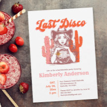 Laatste Disco Retro Chic Cowgirl Bachelorette Fees