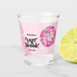Laatste Disco Retro Groovy Bruidsfeest Favoriet Shot Glas