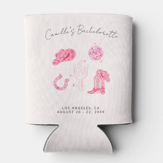 Laatste Disco Rodeo Bachelorette Blikjeskoeler (Achterkant)