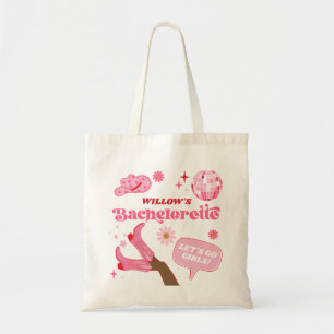 Laatste Disco Rodeo Bachelorette Feest Favor Tote Bag