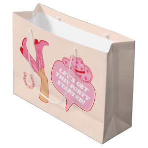 Laatste Disco Rodeo Bachelorette Party Gift Bag Groot Cadeauzakje