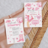 Laatste Disco Rodeo Bachelorette Party Nash Bash Kaart