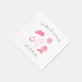 Laatste Disco Rodeo Bachelorette Servet (Hoek)