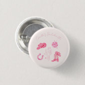 Laatste Disco Rodeo Bachelorette Week-end Party Ronde Button 3,2 Cm (Voorkant /achterkant)