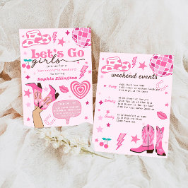 Laatste Disco Rodeo Bachelorette Weekend Nash Bash Kaart