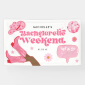 Laatste Disco Rodeo Meidenavakantie Spandoek (Horizontaal)