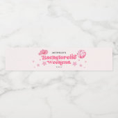 Laatste Disco Rodeo Meidenavakantie Waterfles Etiket (Enkel label)