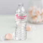 Laatste Disco Rodeo Meidenavakantie Waterfles Etiket