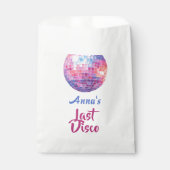 Laatste disco vrijgezellenfeest | Bedankzakjes (Voorkant)