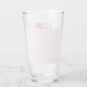 Laatste disco vrijgezellenfeest | Glazen beker (Achterkant)