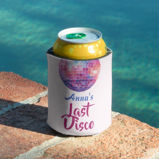 Laatste Disco vrijgezellenfeestje blikje koeler (Insitu Zwembad)