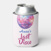 Laatste Disco vrijgezellenfeestje blikje koeler (Blikje Voorkant)