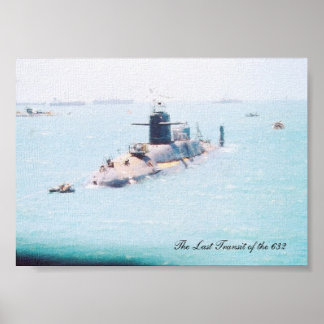 Laatste doorvoer van de 632 poster