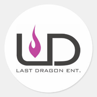 Laatste Dragon Enterprises Ronde Sticker