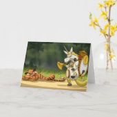 Laatste Eenhoorn Kaart (Blank Inside) (Gele Bloem)