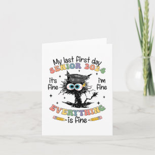 Laatste eerste dag senior 2024 terug naar school C Kaart