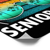 Laatste eerste dag van de school senior 2024 Sungl Poster (Hoek)