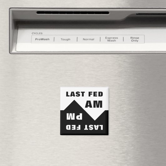 Laatste Fed Am, laatste Fed PM Magneet (Insitu (Vaatwasser))