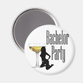 Laatste feest met leuke bachelor magneet (Voorkant / Achterkant)