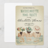 Laatste feest voor de trouw bachelorette-bash kaart (Voorkant / Achterkant)