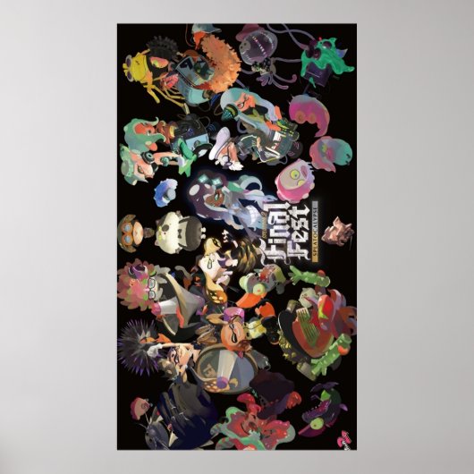 Laatste Fest Splatoon 2 Splatocalypse Poster (Voorkant)