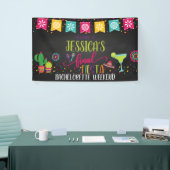Laatste Fiesta Bachelorette Party Banner - Zwart (Beurs)