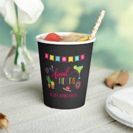 Laatste Fiesta Bachelorette Party Paper Cup - BLK Papieren Bekers