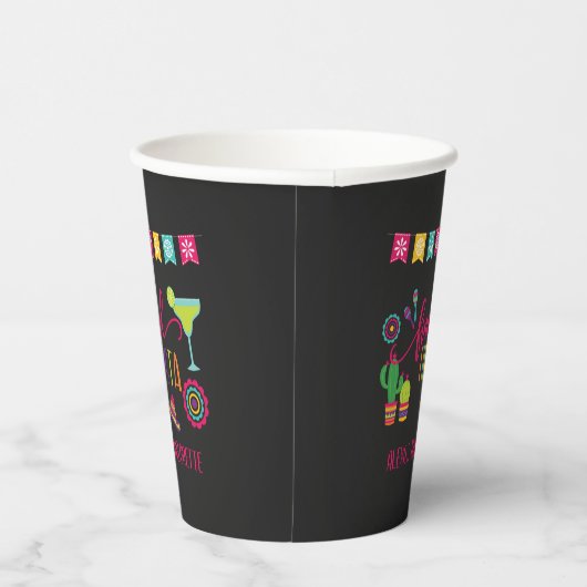 Laatste Fiesta Bachelorette Party Paper Cup - BLK Papieren Bekers (Rechts)