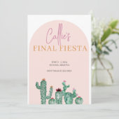 Laatste Fiesta Bachelorette Weekend Uitnodiging (Staand voorkant)