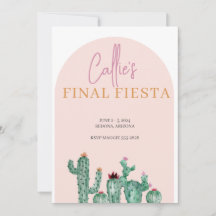 Laatste Fiesta Bachelorette Weekend Uitnodiging
