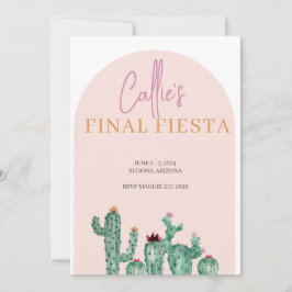 Laatste Fiesta Bachelorette Weekend Uitnodiging