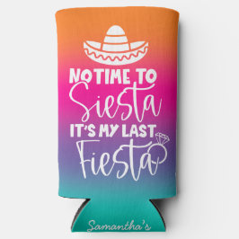 Laatste Fiesta Bruid Bachelorette Feestje Aandenke Seltzer Blikjeskoeler