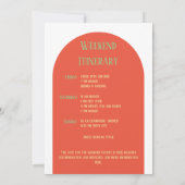 Laatste Fiesta Cactus Bachelorette Weekend Route Kaart (Achterkant)