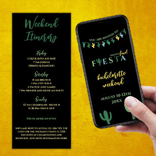 Laatste Fiesta Cactus Bachelorette Weekend Route Kaart