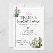 Laatste Fiesta Meisjesweekend Kaart (Voorkant)