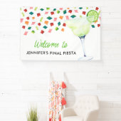 Laatste Fiesta Vrijgezellenfeest Party Welkom Spandoek (Insitu)