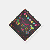 Laatste Fiesta vrijgezellenfeest servet (Hoek)