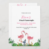 Laatste Flamengo Bachelorette & weekendroute Kaart (Voorkant / Achterkant)