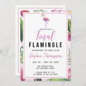 Laatste Flamingle Bachelorette Weekend Route Kaart (Voorkant / Achterkant)